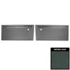 70TDZ02P Front Door Panels for 1970-1971 Chevrolet Truck Pre Assembled Gray - image 1