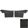 70UD10V-P Rear Door Panels for 1970 Skylark 350/Custom/GS/GS455 Convt Pre-Assembled Black - image 1