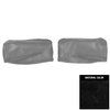 71BH10B Bench Seat Head Rest Covers for 1971-1972 Chevrolet Impala Black - image 1