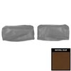 71BH42B Bench Seat Head Rest Covers for 1971-1972 Chevrolet Impala Dark Saddle - image 1