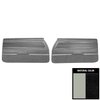 71CD372-P Front Door Panels for 1971 Oldsmobile Cutlass /"S" Pre-Assembled White/Black - image 1
