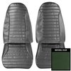 71ES25U Front Bucket Seat Covers for 1971-75 Pontiac Firebird Dark Green - image 1