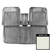 71GS37BS1 Front Bench W/Arm Rest Seat Cover for 1971 Pontiac GTO/LeMans Sport White - image 1