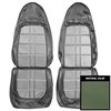 71KSD807U W/Inserts Front Bucket Seat Covers for 1971 Plymouth Duster/Demon/340 Dark Green - image 1