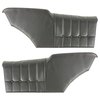71MD10C-P Rear Door Panels for 1971-72 Chevrolet Monte Carlo Hardtop Pre-Assembled Black - image 1
