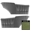71MD19C-P Rear Door Panels for 1971 Chevrolet Monte Carlo Hardtop Pre-Assembled Jade Green - image 1