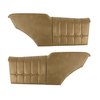 71MD42C-P Rear Door Panels for 1971-72 Chevrolet Monte Carlo Hardtop Pre-Assembled Dark Saddle - image 1