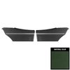 71UDS25C-P Rear Door Panels for 1971-72 Skylark/GS Standard Hardtop Pre-Assembled Dark Green - image 1