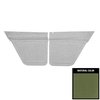 71XD4D19R Rear Door Panels for 1971-70 Chevrolet Nova 4-Door Sedan Jade - image 1