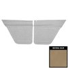 71XD4D41R Front Door Panels for 1971-1972 Chevrolet Nova 4-Door Sedan Sandalwood - image 1
