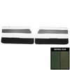 72CD252-P Front Door Panels for 1972 Oldsmobile Cutlass/"S" Pre-Assembled Dark Green - image 1