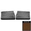 72GD42 Front Door Panels for 1972 Pontiac GTO/Lemans Sport Platinum Edition Dark Saddle - image 1