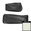 72KRA37F-1 Cologne Grain Vinyl Center Arm Rest Cover for 1972 Dodge Charger White - image 1