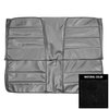72KSA10C-1 Rear Cologne Bench Seat Cover for 1972-1973 Dodge Charger/SE Hardtop Black - image 1