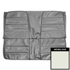 72KSA37C-1 Cologne Rear Bench Seat Cover for 1972-1973 Dodge Charger/SE Hardtop White - image 1