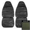 72KSA716U-1 Cologne Front Bucket Seat Covers for 1972-1973 Dodge Charger/SE Dark Green - image 1