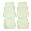 73GS37U Front Bucket Seat Covers for 1973 Pontiac Ventura/GTO White - image 1