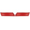 73HD32-P Front Door Panels for 1973-1975 Pontiac Firebird Deluxe Pre-Assembled Bright Red - image 1