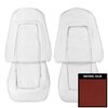 73PS30U Front Bucket Seat Covers for 1973-1975 Pontiac Gran Am/Grand Prix Red - image 1