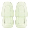 73PS37U Front Bucket Seat Covers for 1973-1975 Pontiac Grand Am/Grand Prix White - image 1