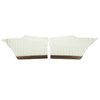 74KDR37C Rear Door Panels for 1974 Plymouth Satellite/Roadrunner Hardtop White - image 1