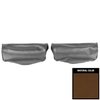 75XH42B Bench Seat Head Rest Covers for 1975-1979 Chevrolet Nova Dark Saddle - image 1