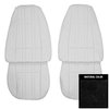 75XS10U-1 Front Bucket Seat Covers for 1975 Chevrolet Nova 2-Door Sedan Custom Black - image 1