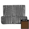 75XS42F-1 Fold Down Rear Seat Cover for 1975 Nova Custom 2 Door Sdn/Hatchback Dark Saddle - image 1