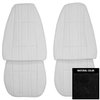 77XS70U-1 Front Bucket Seat Covers for 1977-1978 Chevrolet Nova 2-Door Sedan Custom Black - image 1