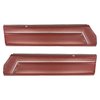 78AD38-P Front Door Panels for 1978-1980 Chevrolet Malibu / El Camino Pre-Assembled Carmine - image 1