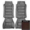 78AS01U Front Bucket Seat Covers for 1978-1980 Chevrolet Malibu/El Camino Maroon - image 1