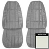 79XS37U-1 Front Bucket Seat Covers for 1979 Chevrolet Nova 2-Door Sedan Custom White - image 1
