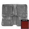 80DS38C Rear Bench Seat Cover for 1980-81 Camaro Berlinetta Hardtop Custom Vinyl Carmine - image 1