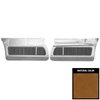 80FDLTC48-P Front Door Panels for 1980 Camaro LT/Berlinetta/Custom Cloth Pre-Assembled Camel - image 1
