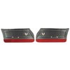 80HDR70-P Front Door Panels for 1980-1981 Pontiac Firebird Recaro Pre-Assmebled Black & Red - image 1