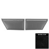 81AD70C Rear Door Panels for 1981-1987 Chevrolet Malibu Hardtop Black - image 1