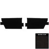 85CDC70C Rear Door Panels for 1985-1988 Oldsmobile Cutlass/442/Supreme Black