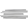 56 FORD 2 DR HTOP WINDOW - image 1
