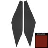 AHB757103 Perforated Earmuff Boards for 1966-1967 Plymouth GTX/B-Body Dark Red - image 1