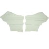 D256-1C Rear Door Panels for 1969 Chevrolet Chevelle, Hardtop White