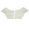 D256-1CT Rear Door Panels for 1969 Chevrolet Chevelle, 2-Door Sedan White - image 1