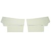 D256-1V Rear Door Panels for 1969 Chevrolet Chevelle, Convertible White