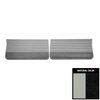 D263-2 Front Door Panels for 1965 Chevrolet Chevelle, White & Black - image 1