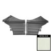 D312CT Rear Door Panels for 1968 Chevrolet Chevelle, 2 Door Sedan Pearl