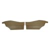 D469-1C Rear Door Panels for 1970 Pontiac GTO/Lemans Sport Hardtop Dark Saddle - image 1