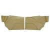 D606-1C Rear Door Panels for 1969 Pontiac Firebird Hardtop Standard Mustard Gold - image 1