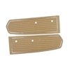 D686 Front Door Panels for 1968 Ford Mustang Standard Saddle - image 1