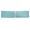 DO262 Front Door Panels for 1965 Chevrolet Chevelle, Light Blue/Gold Edition - image 1