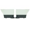 DO263-2C Rear Door Panels for 1965 Chevrolet Chevelle, Hardtop White & Black/Gold Edition - image 1