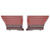 DO268C Rear Door Panels for 1965 Chevrolet Chevelle, Hardtop 2 Tone Red/Gold Edition - image 1